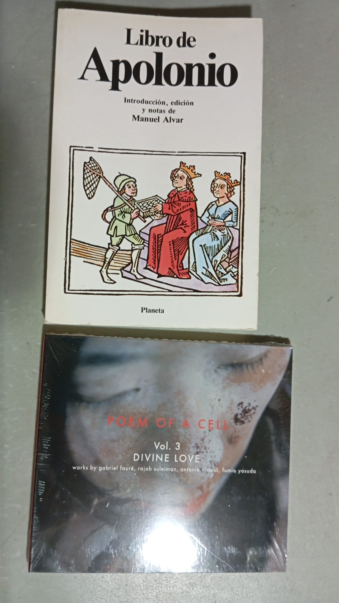 Libro de Apolonio+CD Regalo:Poem of a Cell, Vol. 3: Divine Love / Fumio Yasuda, Forma Antiqva y Rajab Suleiman / Winter & Winter, 2018,nuevo*