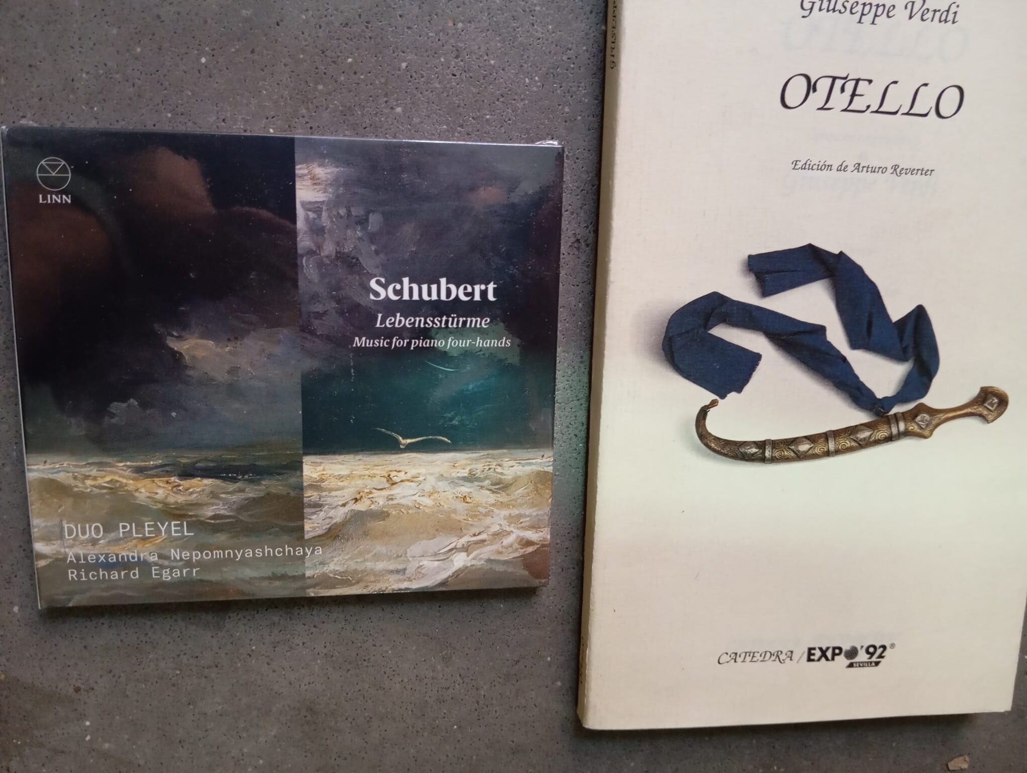 Otello-Giuseppe Verdi + Regalo CD: Schubert: Lebensstürme (Music for piano four-hands) / Duo Pleyel (Alexandra Nepomnyashchaya y Richard Egarr) / Linn Records, 2020, NUEVO*